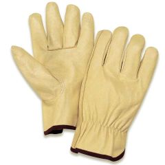 Pigskin Grain Leather Driver's Gloves Lg