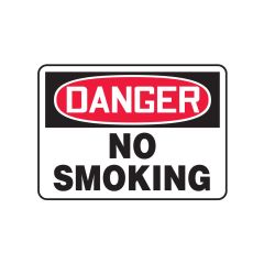 Sign, No Smoking, 10" x 14"