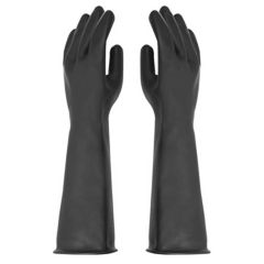 Latex Gloves Unlined 18" Long 40 Mil
