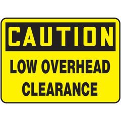 Low Clearance Sign 10" x 14" Aluminum