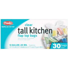 Tall Kitchen Liners White Cs/360