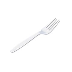 Fork White Medium Duty Plastic Bx/1000