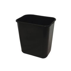 Wastebasket 28-1/8 Qt Black