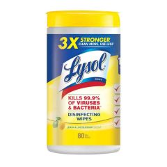 Lysol Disinfecting Wipes Lem/Lime Pk/80