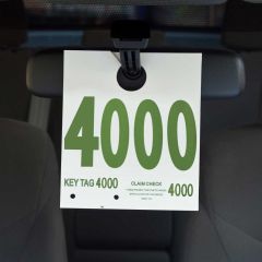 Dispatch Tag Numbers 4000 - 4999 Pk/1000