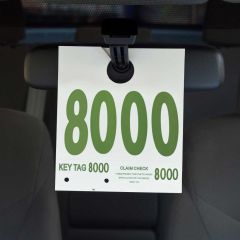 Dispatch Tag Numbers 8000 - 8999 Pk/1000