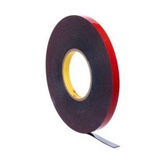 Double Sided Tape Black 1/4" x 20yds