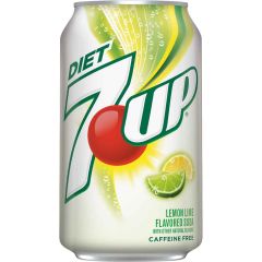 Diet 7-UP Soda Cans Cs/24