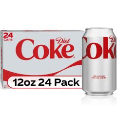 Diet Coke Soda Cans Cs/24