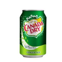 Ginger Ale Soda Cans Cs/24