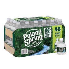 Poland Spring Water 8oz Bottles Cs/48