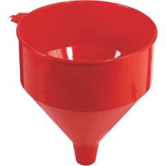 Funnel Red Plastic 9" 6 Quart