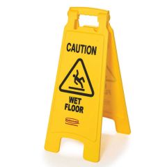 Wet Floor Sign Yellow "A" Frame
