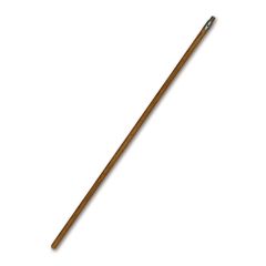 Broom Handle 60" Wood Metal Tip