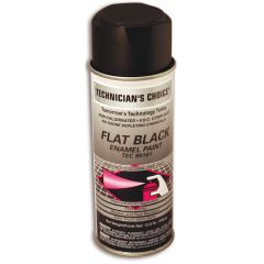 Spray Paint Flat Black 12oz Aerosol
