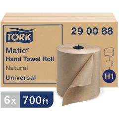 Hand Towel Roll 1-Ply Brown Matic Cs/6
