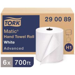 Hand Towel Roll 1 Ply White Matic Cs/6