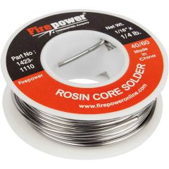 Rosin Core Flux Solder 40/60 3/32" 1/4LB