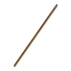 Broom Handle 60" Wood Metal Tip