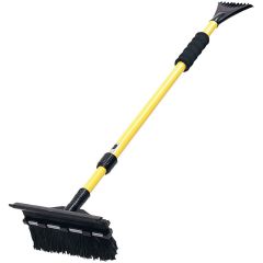 Snow Brush Extendable 52" w/ Scraper