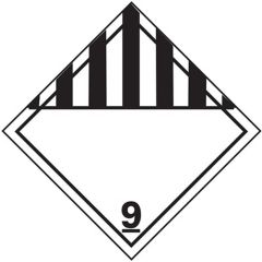 DOT Placard Miscellaneous Materials 9