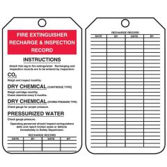 Fire Extinguisher Inspection Tag Pk/25