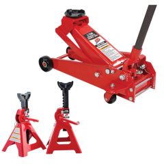 Floor Jack 3 Ton w/ Jack Stands