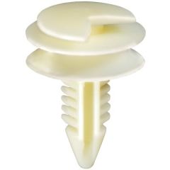 Retainer Door Panel White Nylon Bx/ 50
