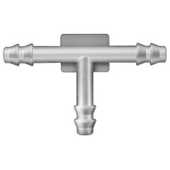 Connector Tee Nylon White Bx/10