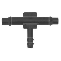 Connector Tee Nylon Black Bx/10