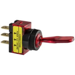 Toggle Switch Illuminated Red