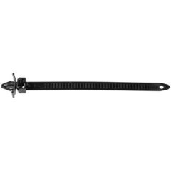 Releasable Cable Strap Black Nylon Pk/25