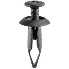 Retainer Push Type Black Nylon Bx/ 50