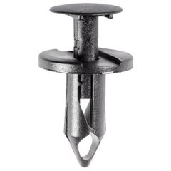 Retainer Push Type Black Nylon Bx/ 25