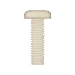 NYLON LIC. PLATE SCREW M6-1.0 X 20MM BX/
