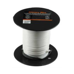 Primary Wire White 20 Gauge 100'