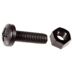 Nylon License Plate Screw Blk Bx/50