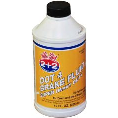 Brake Fluid Dot 4 12oz Cs/12