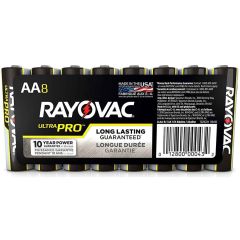 Batteries AA Size Rayovac Pk/8