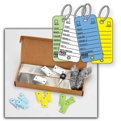 Stock Key Tags Green Bx/500