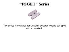 Wheel Weights FSGET Series 25 gr