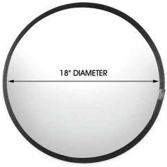 Convex Acrylic Mirror 18" Outdoor Use