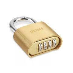 Padlock Combination Brass 1" Pk/3