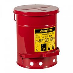 Oily Waste Can 6 Gallon w/ Foot Lever