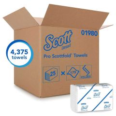 Scott M Towel White Cs/25