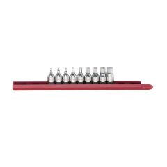 Hex Bit SAE Driver Set 1/4" 9pc