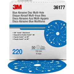 Sand Paper P220 Hookit Disc 6" Bx/50