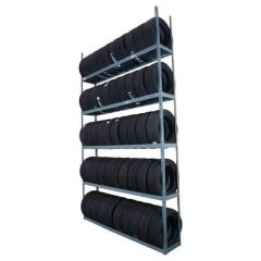 Tire Rack 5-Tier 88"L x 16"W x 150"H