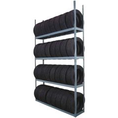 Tire Rack 4-Tier 88"L x 16"W x 117"H