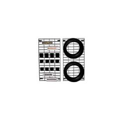 Tire Display Wall Grid w/ Hooks